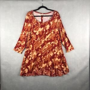 Lori Goldstein Women’s XL Fall Floral Tunic/Dress